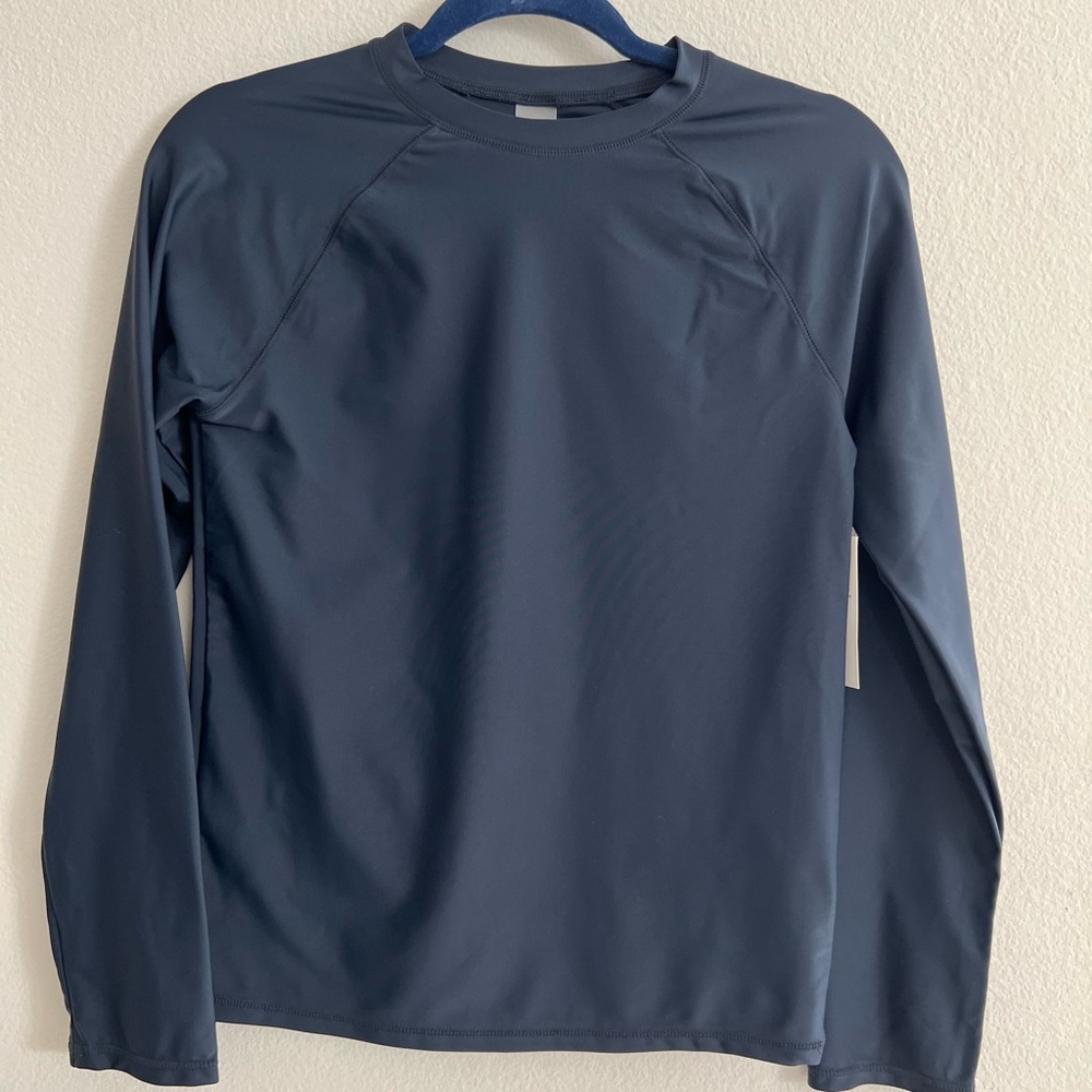Old Navy big boys 14/16 (XL) blue rash guard. - Picture 3 of 7